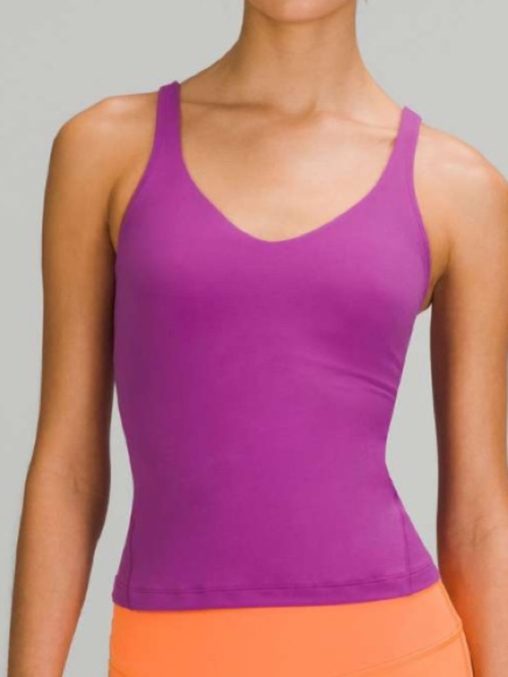 NWT Lululemon Align Waist-Length Tank Top Vivid Plum size 6